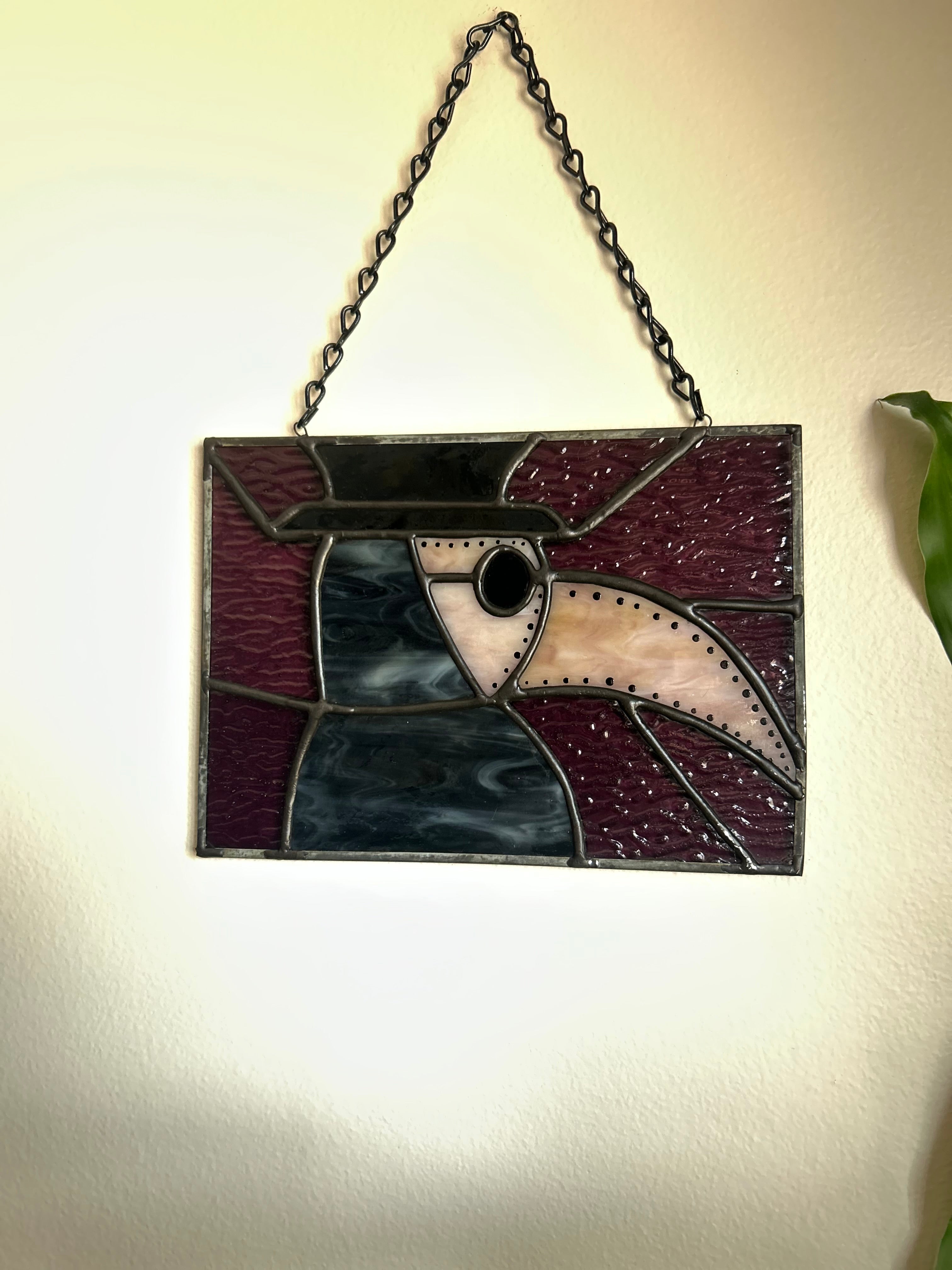 Stained Glass Plague Doctor