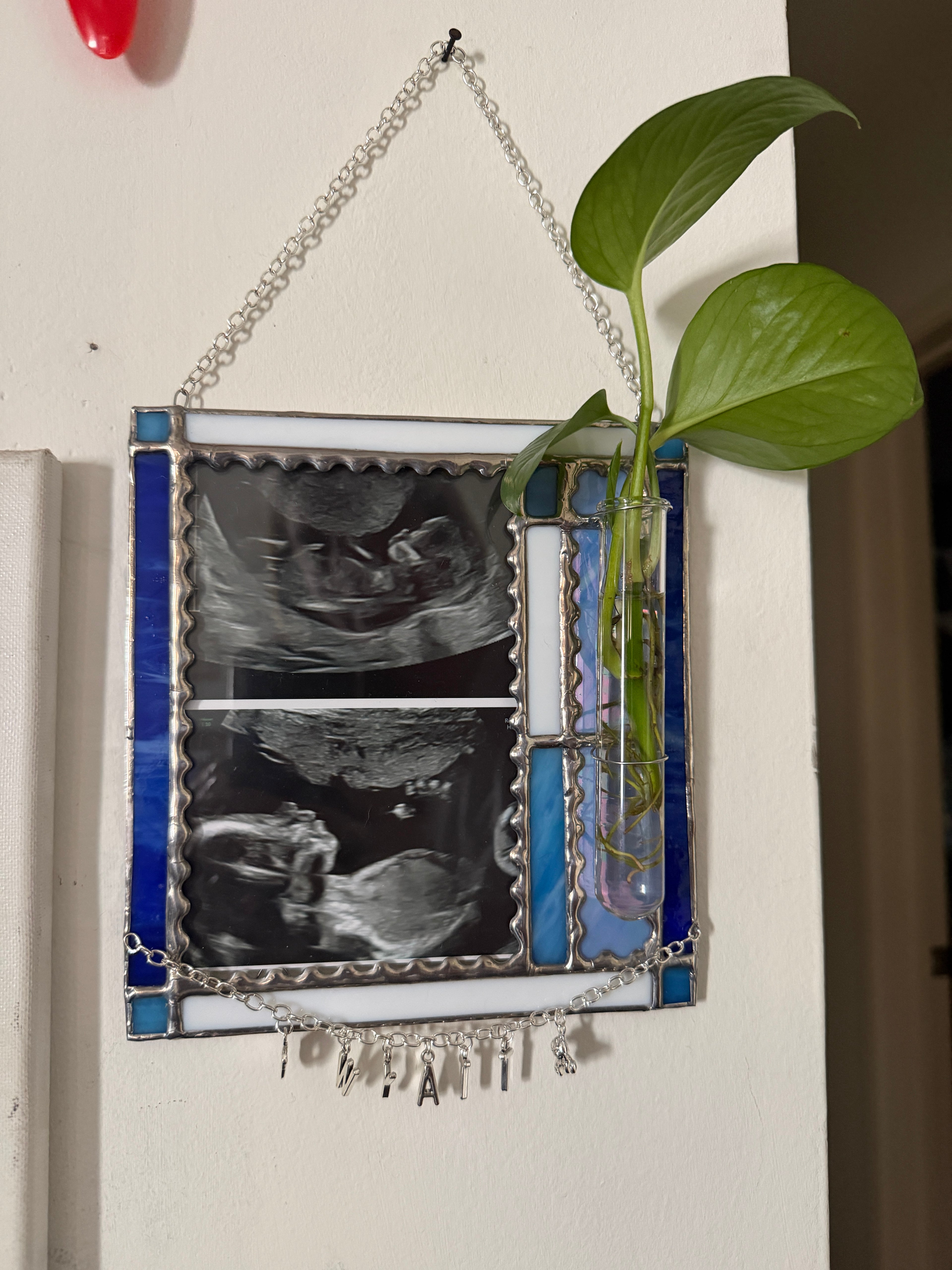 **MADE TO ORDER** custom stained glass picture frame