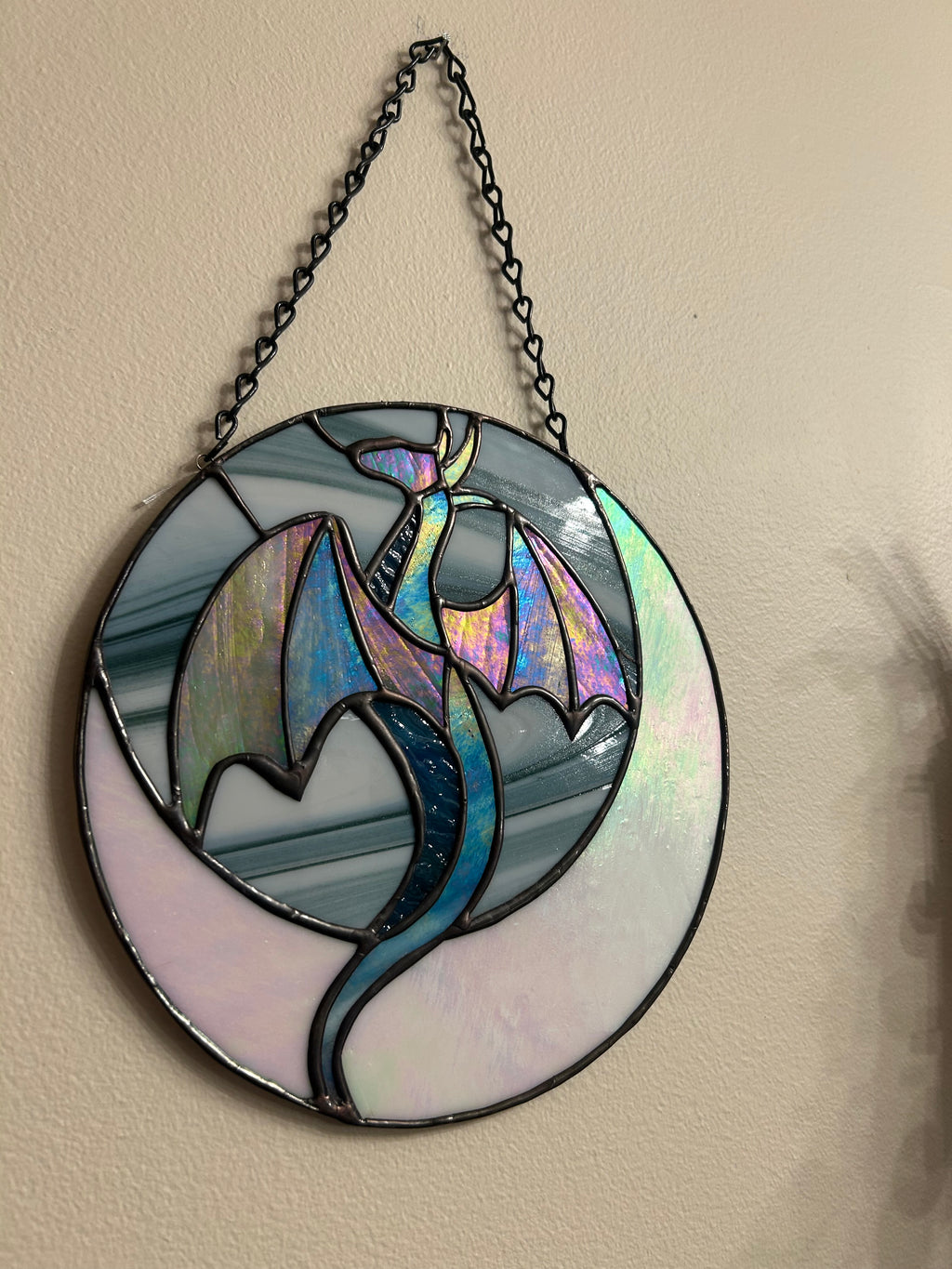 Stained Glass Moon Dragon