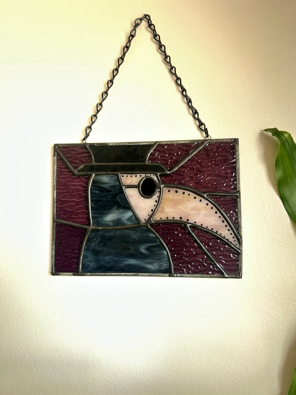 Stained Glass Plague Doctor