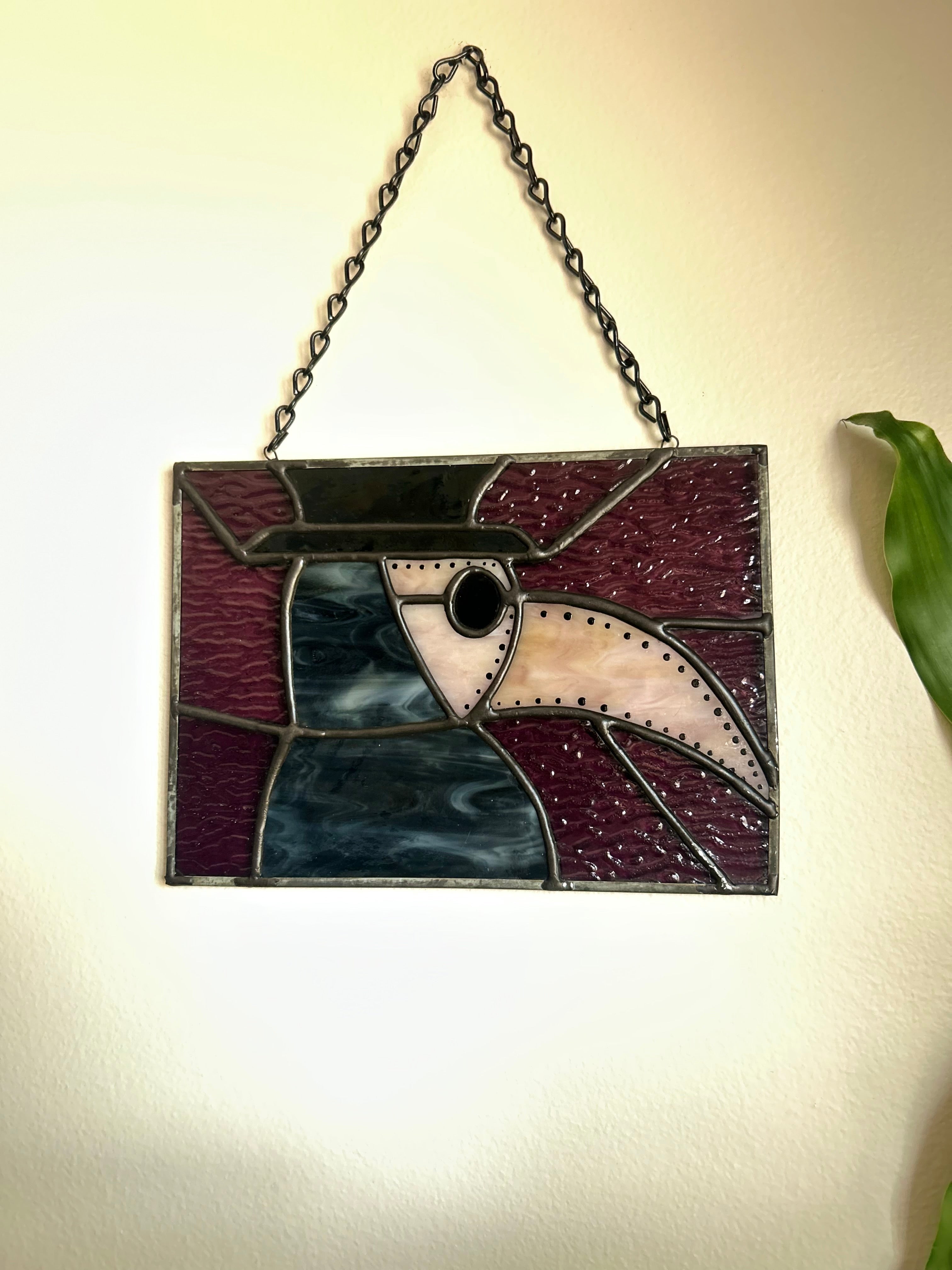 Stained Glass Plague Doctor