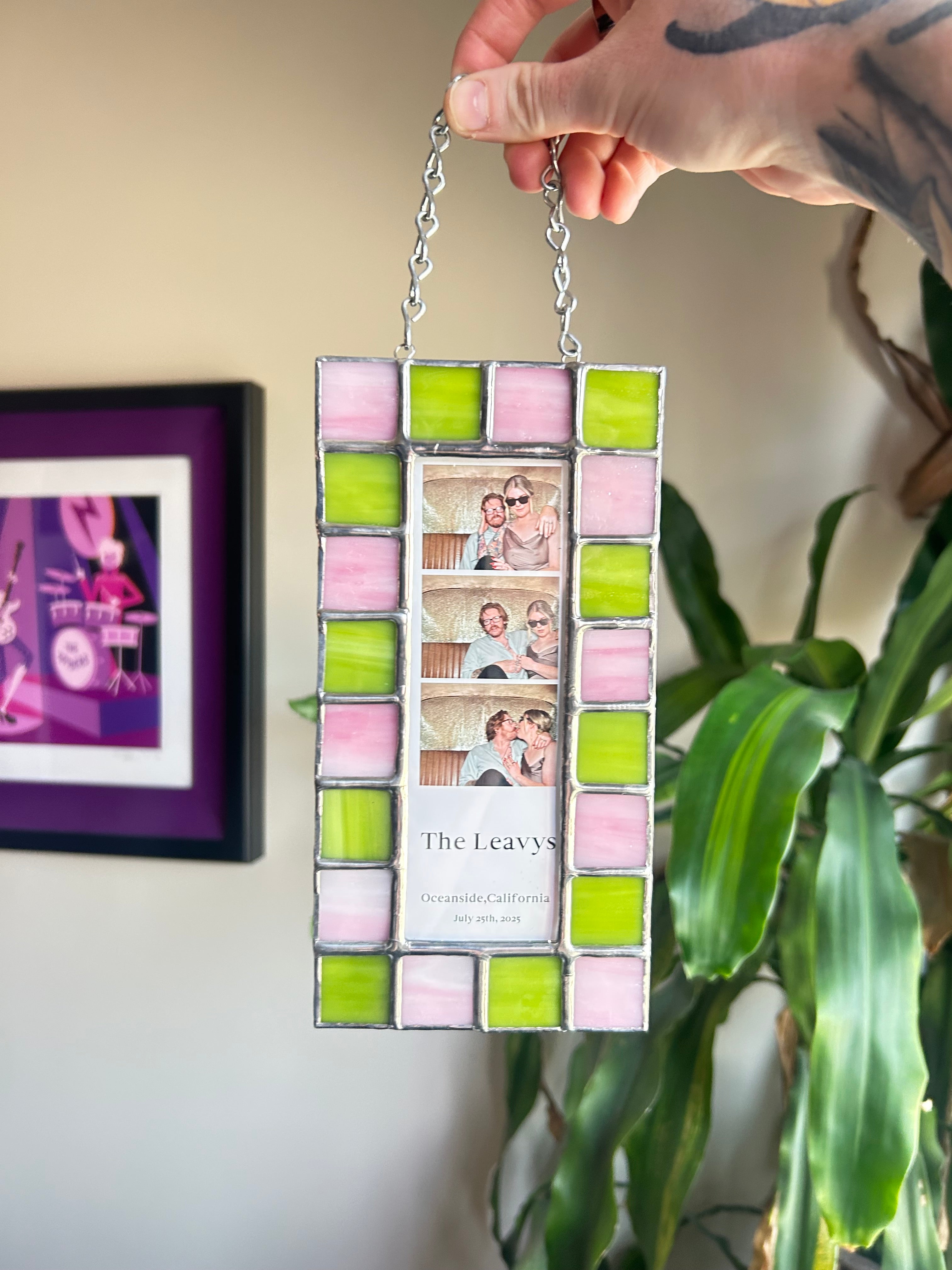 Stained Glass Photobooth Picture Frame
