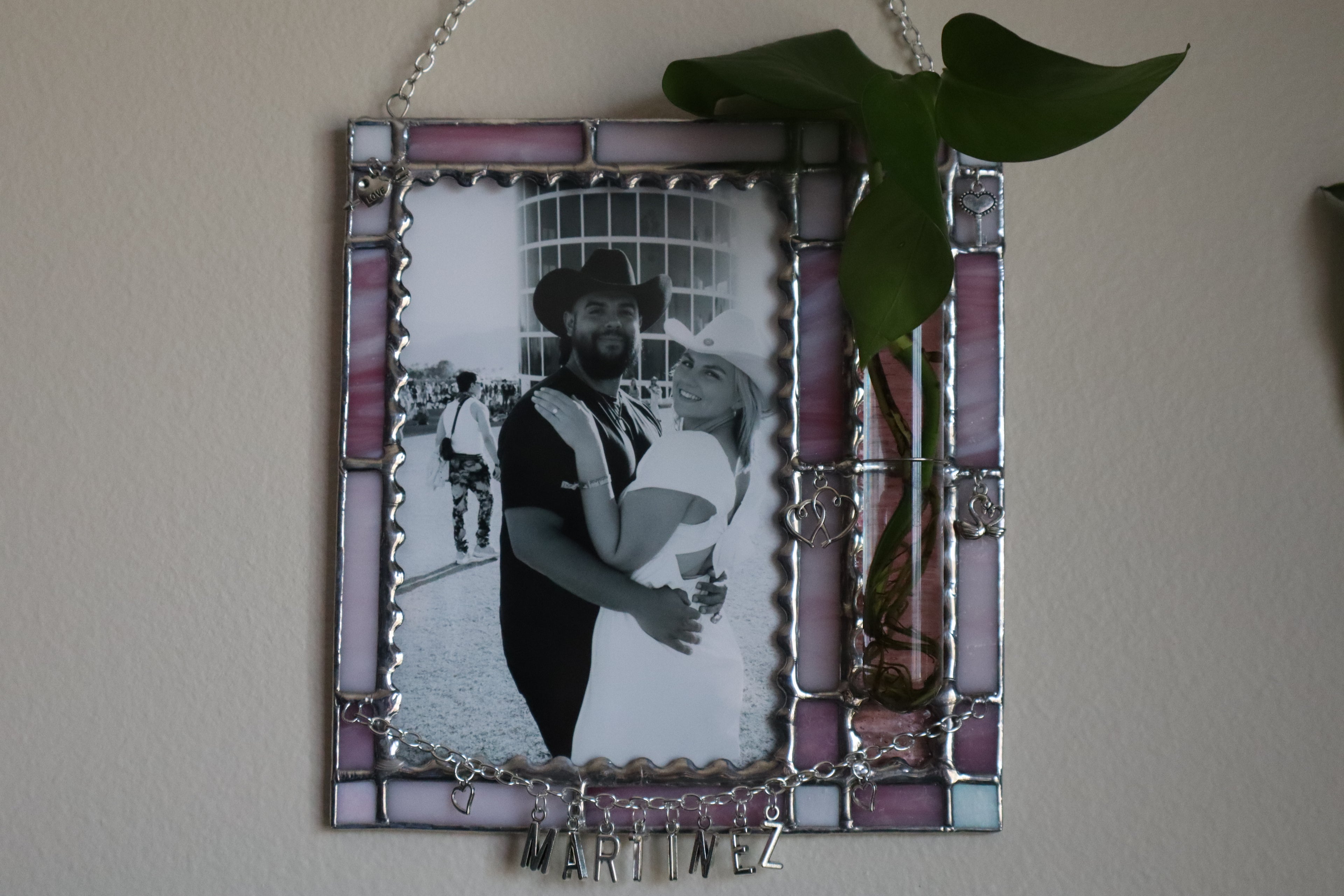 **MADE TO ORDER** custom stained glass picture frame