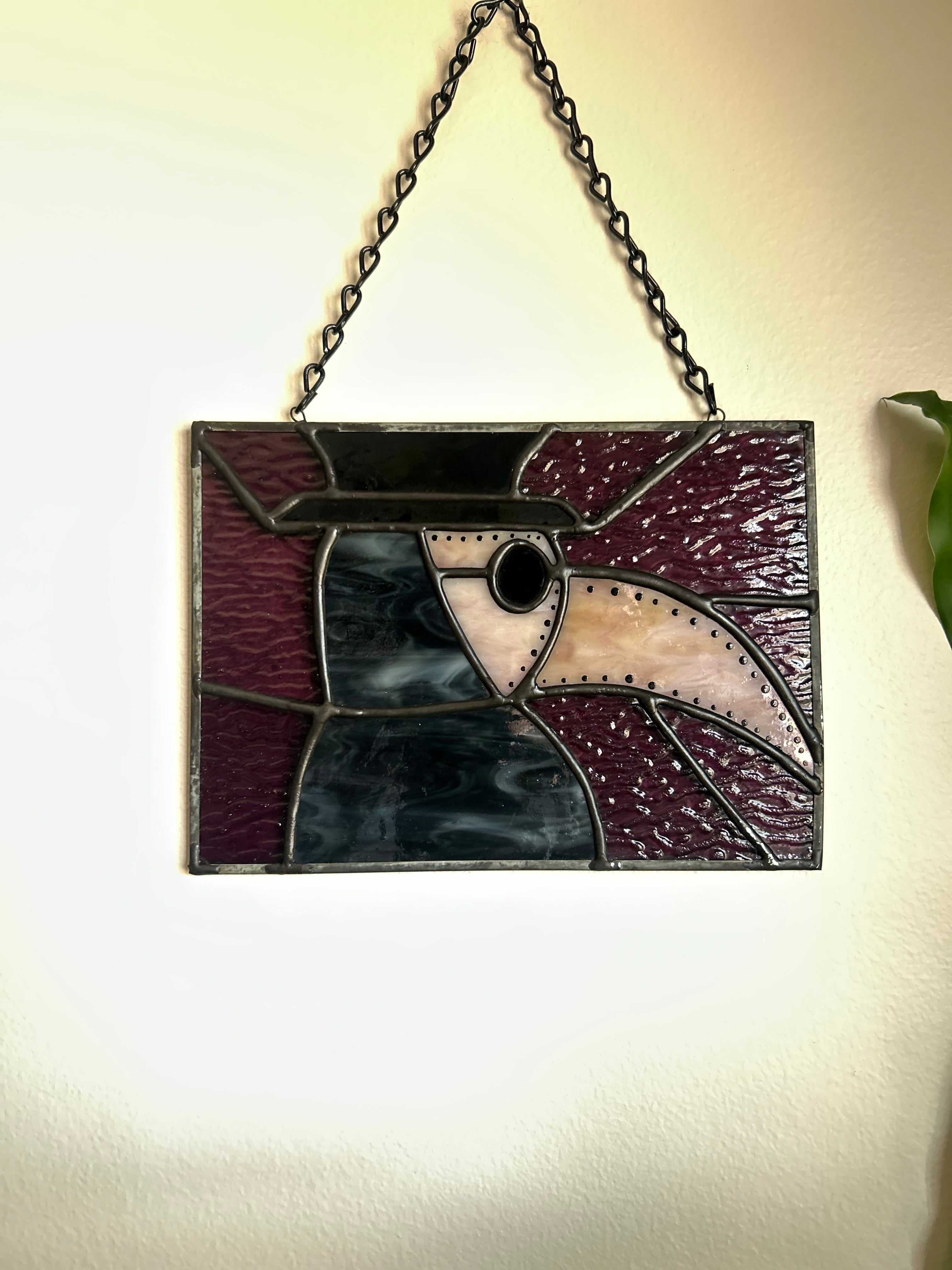 Stained Glass Plague Doctor