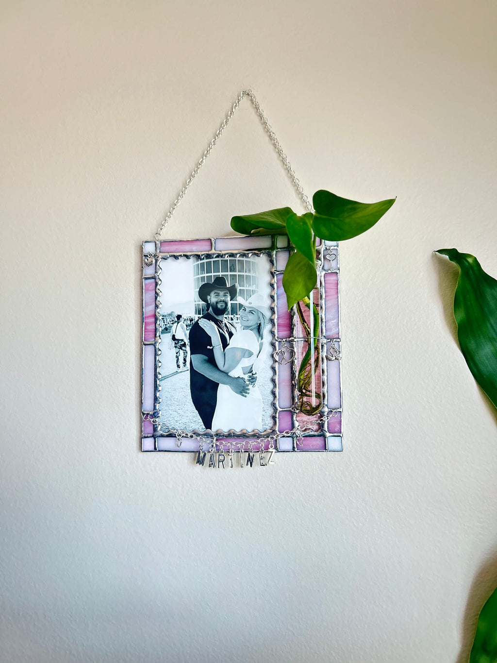 **MADE TO ORDER** custom stained glass picture frame