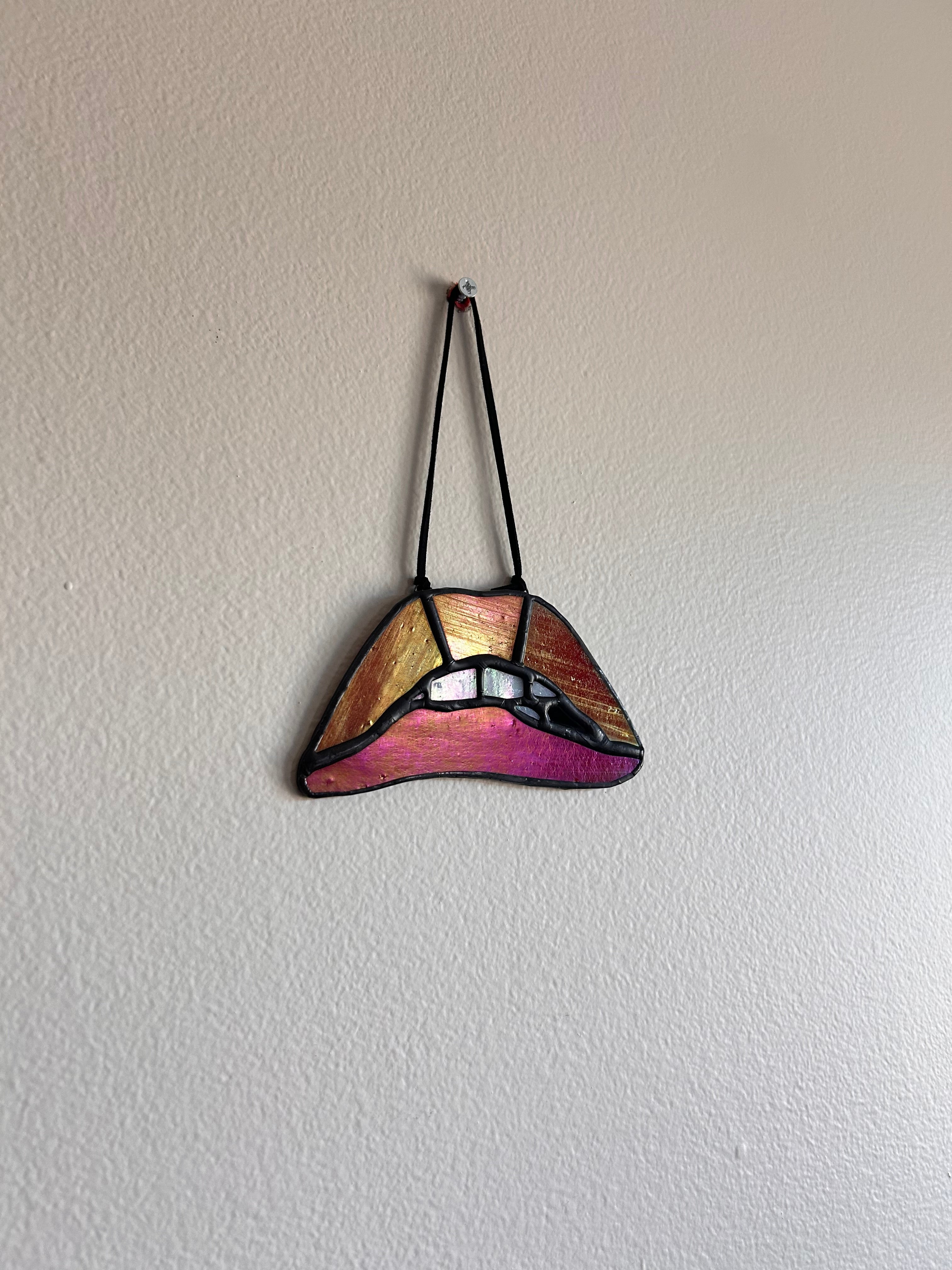 Rocky Horror inspired Stained Glass Mouth